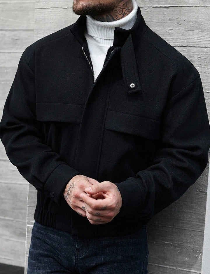 Jachetă Shein MANFINITY, negru