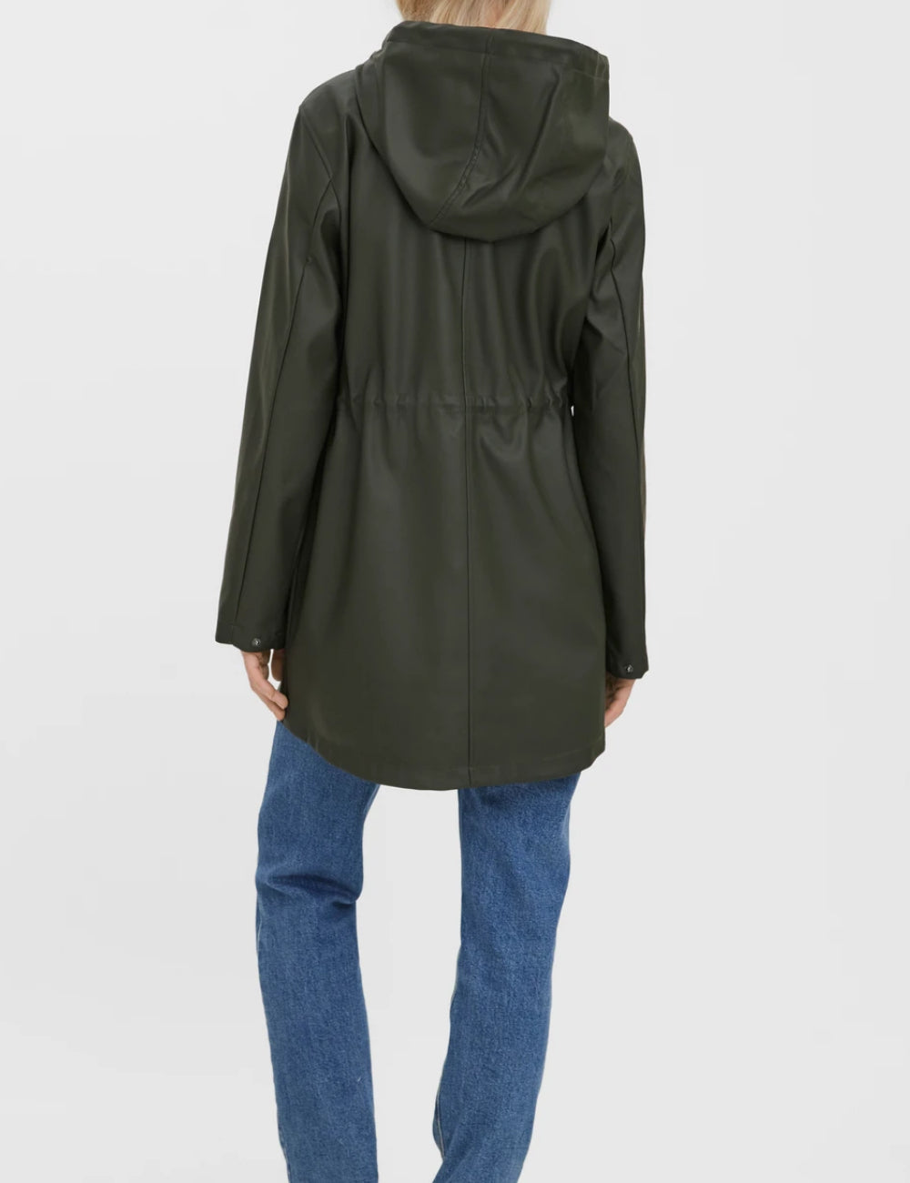 Sötétzöld Vero Moda kabát