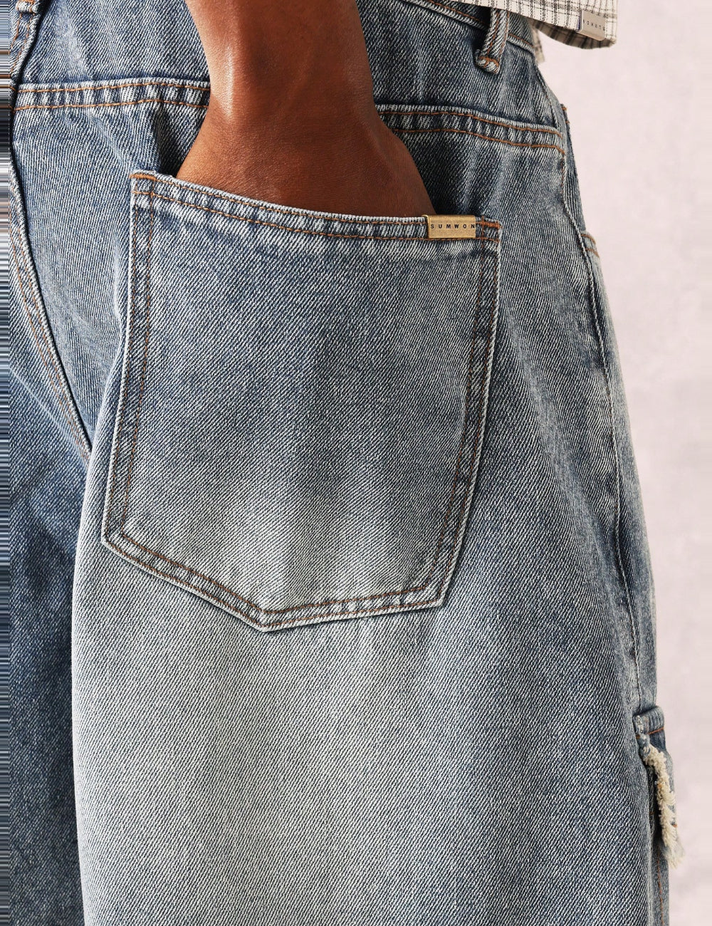 Shein 3/4 farmer, kék