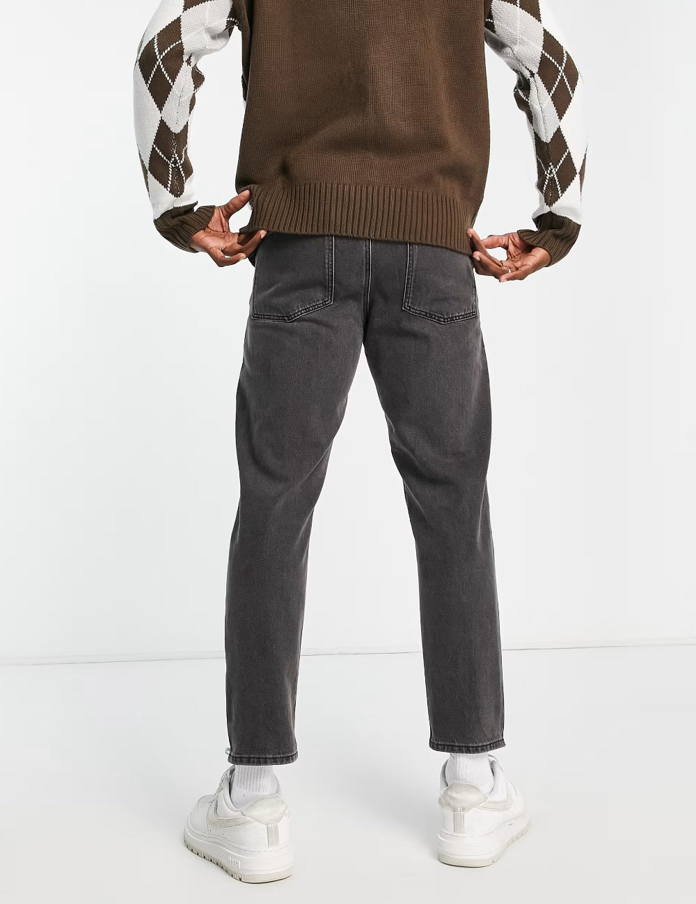 Jeans ASOS, gri