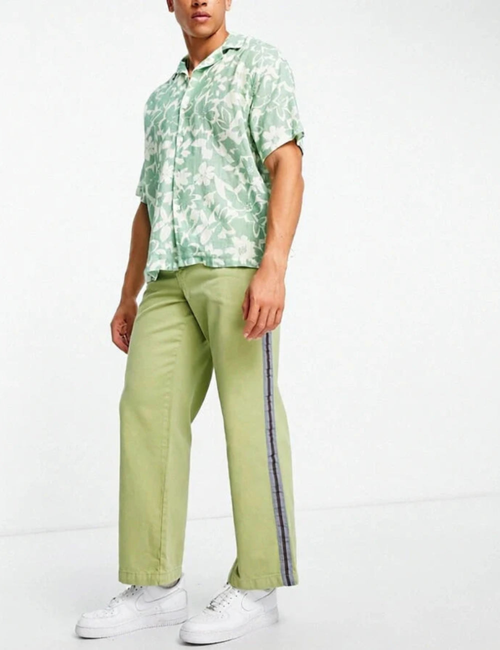Jeans Kickers, verde