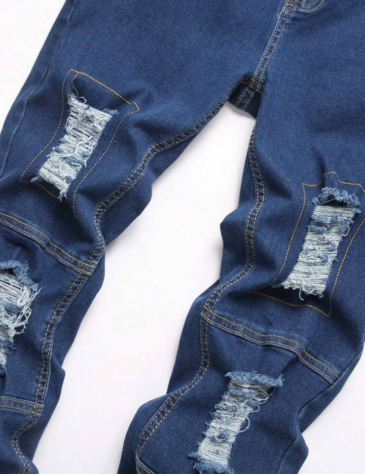 Jeans MANFINITY by Shein, albastru