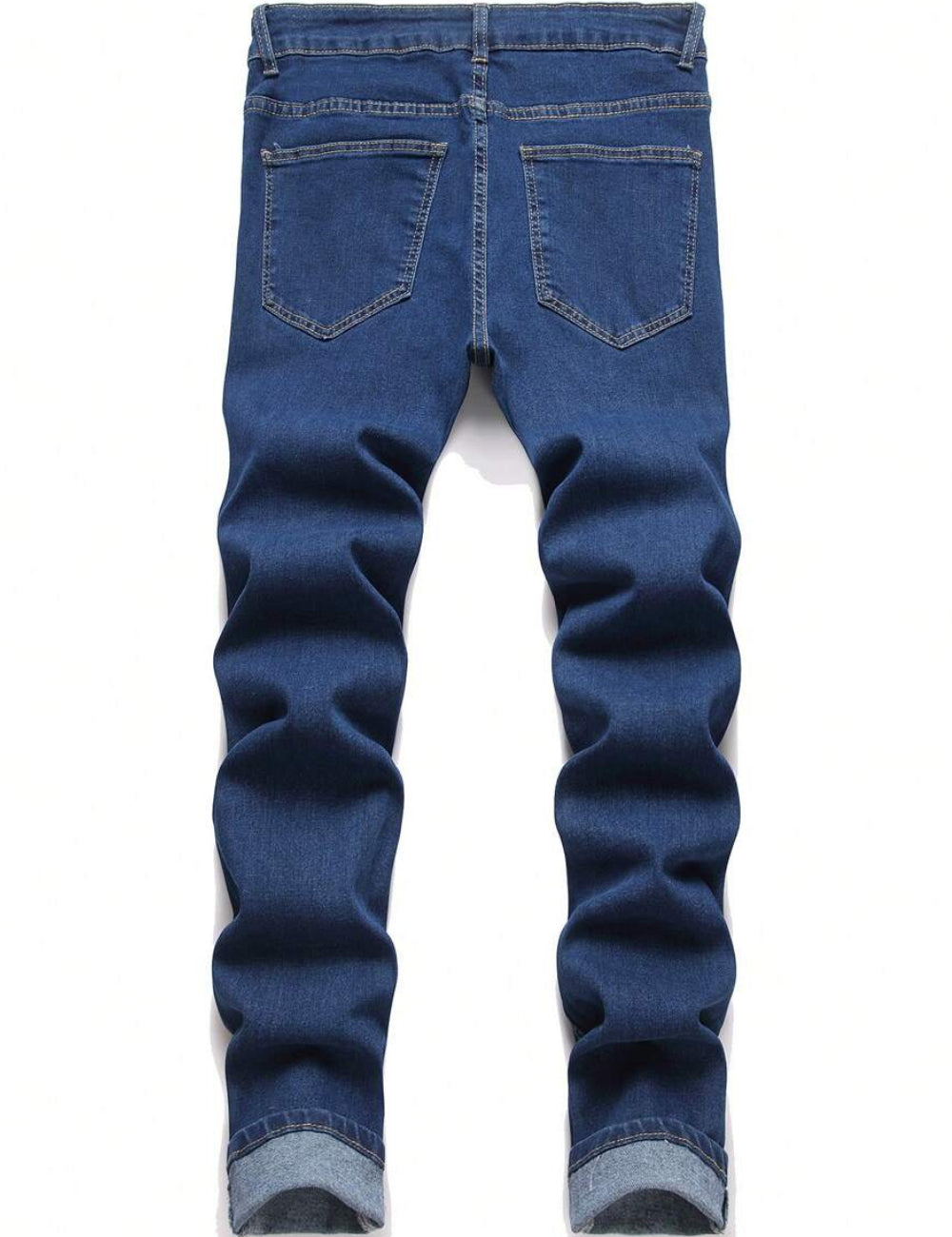 Jeans MANFINITY by Shein, albastru