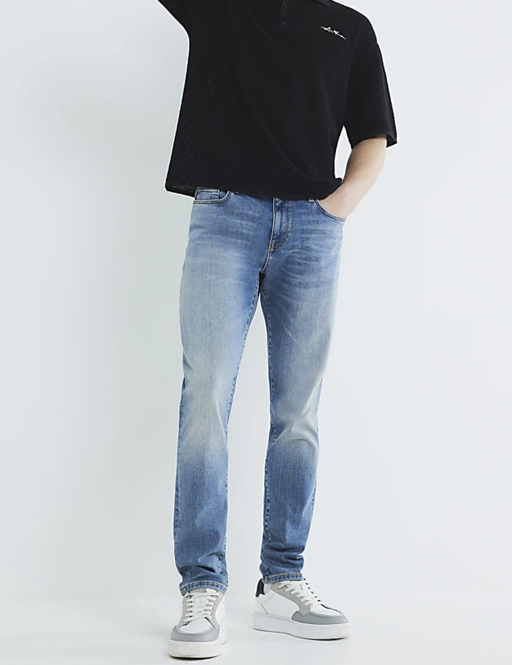 River Island farmer, kék