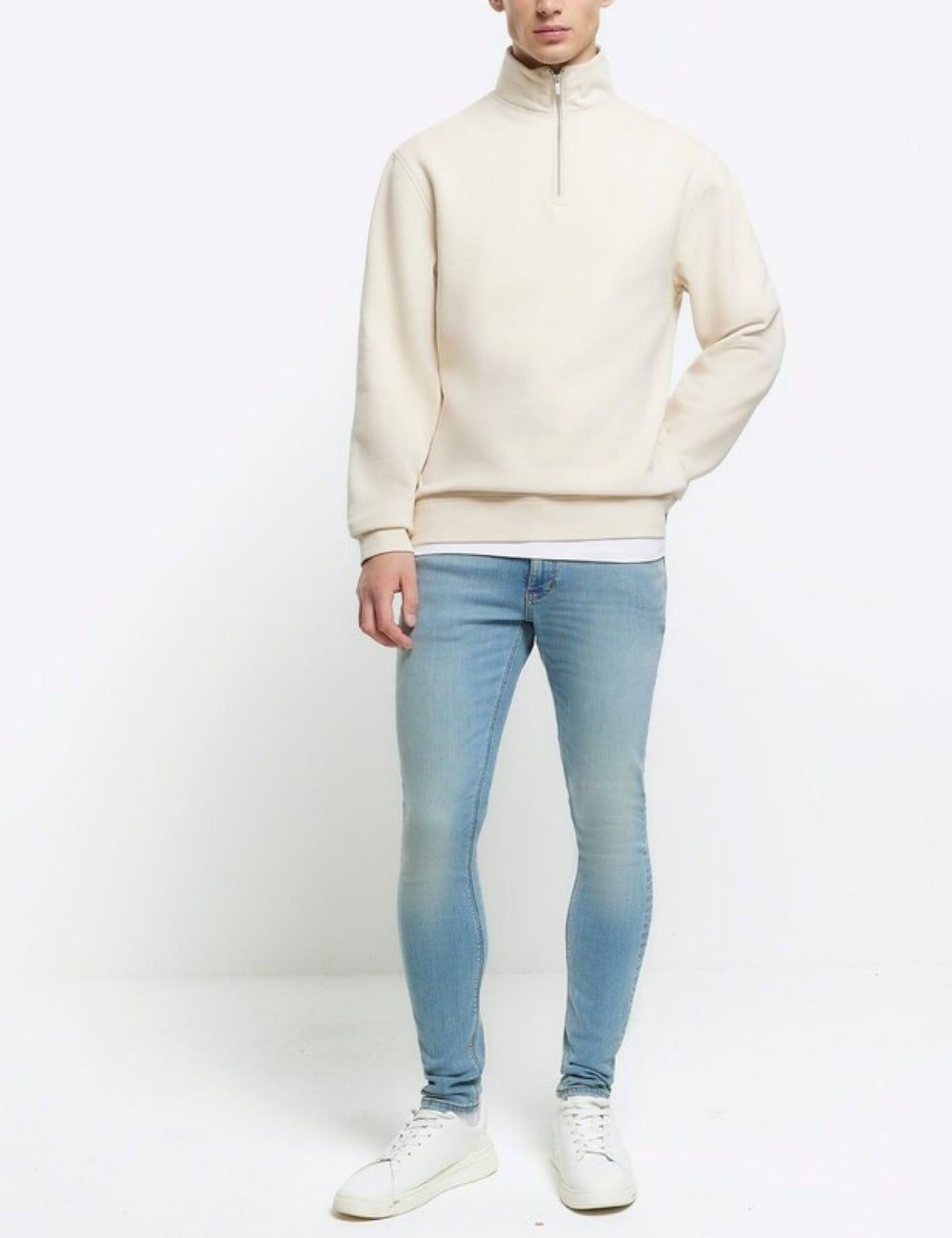 Jeans River Island, albastru