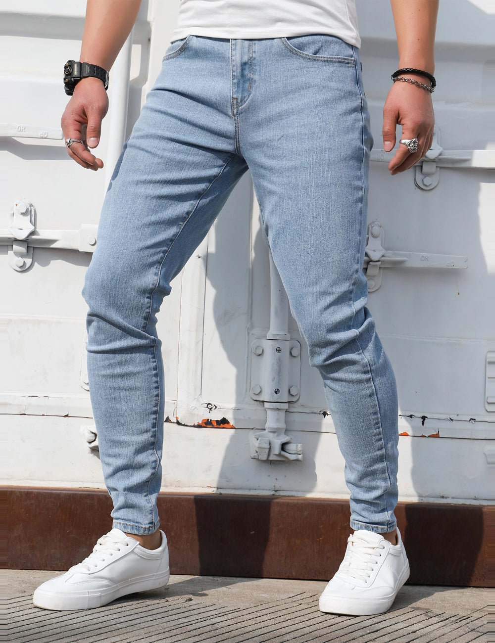 Jeans Shein, albastru