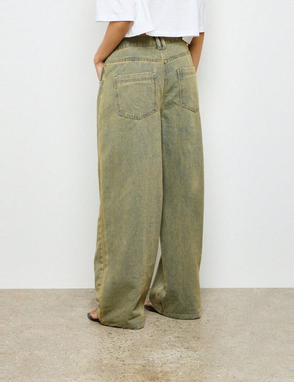 Jeans Shein AIIRZ, albastru