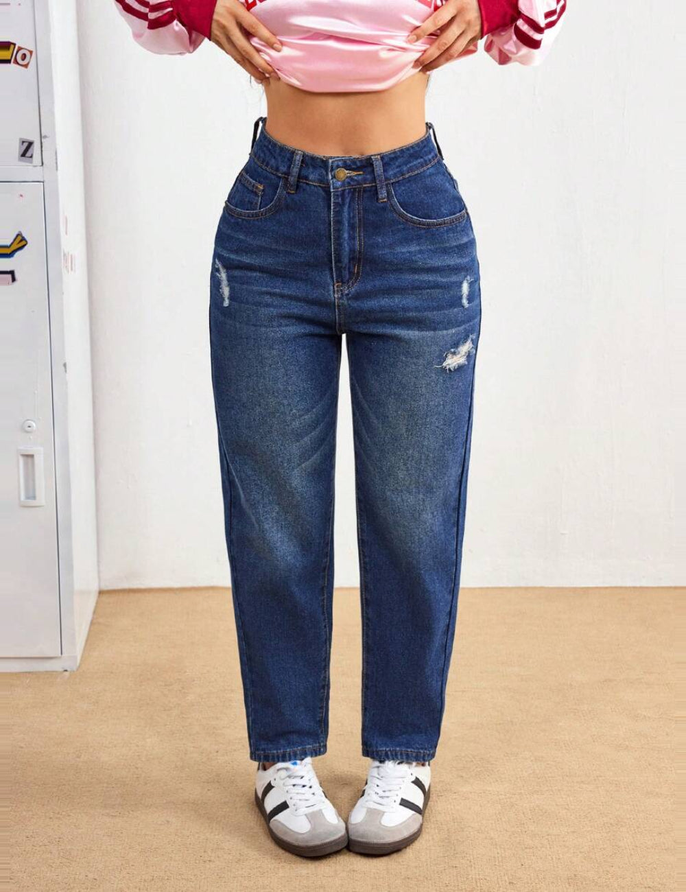 Jeans Shein, albastru