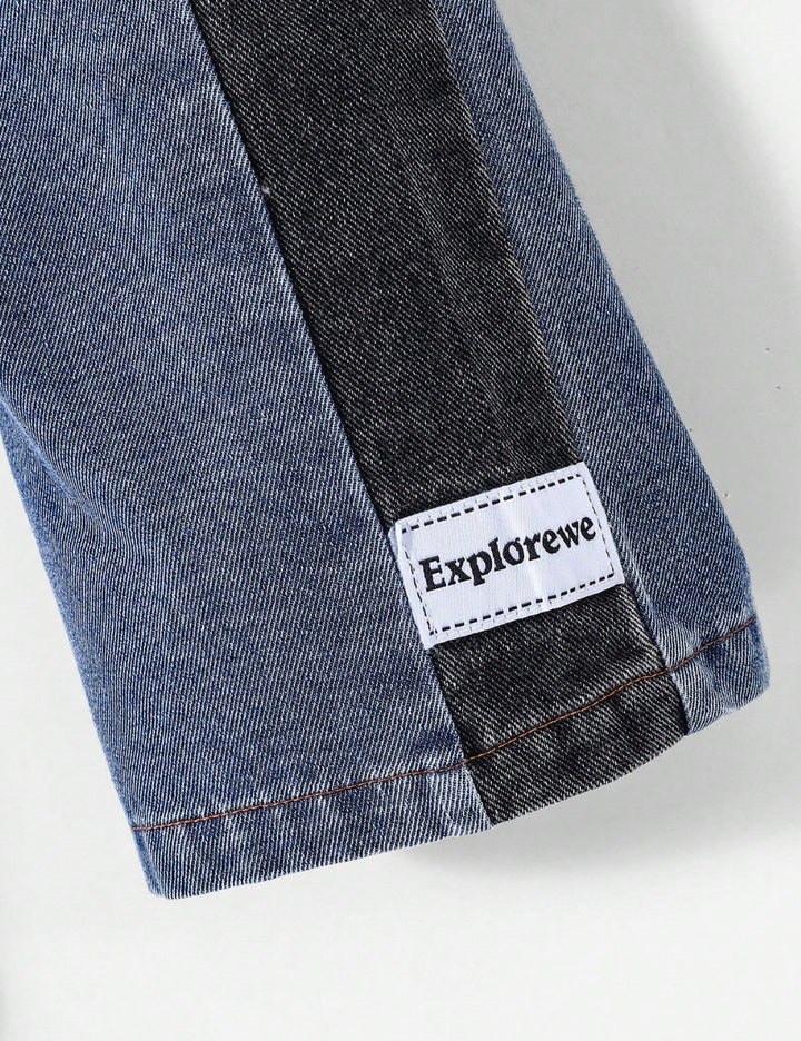 Jeans Shein, albastru