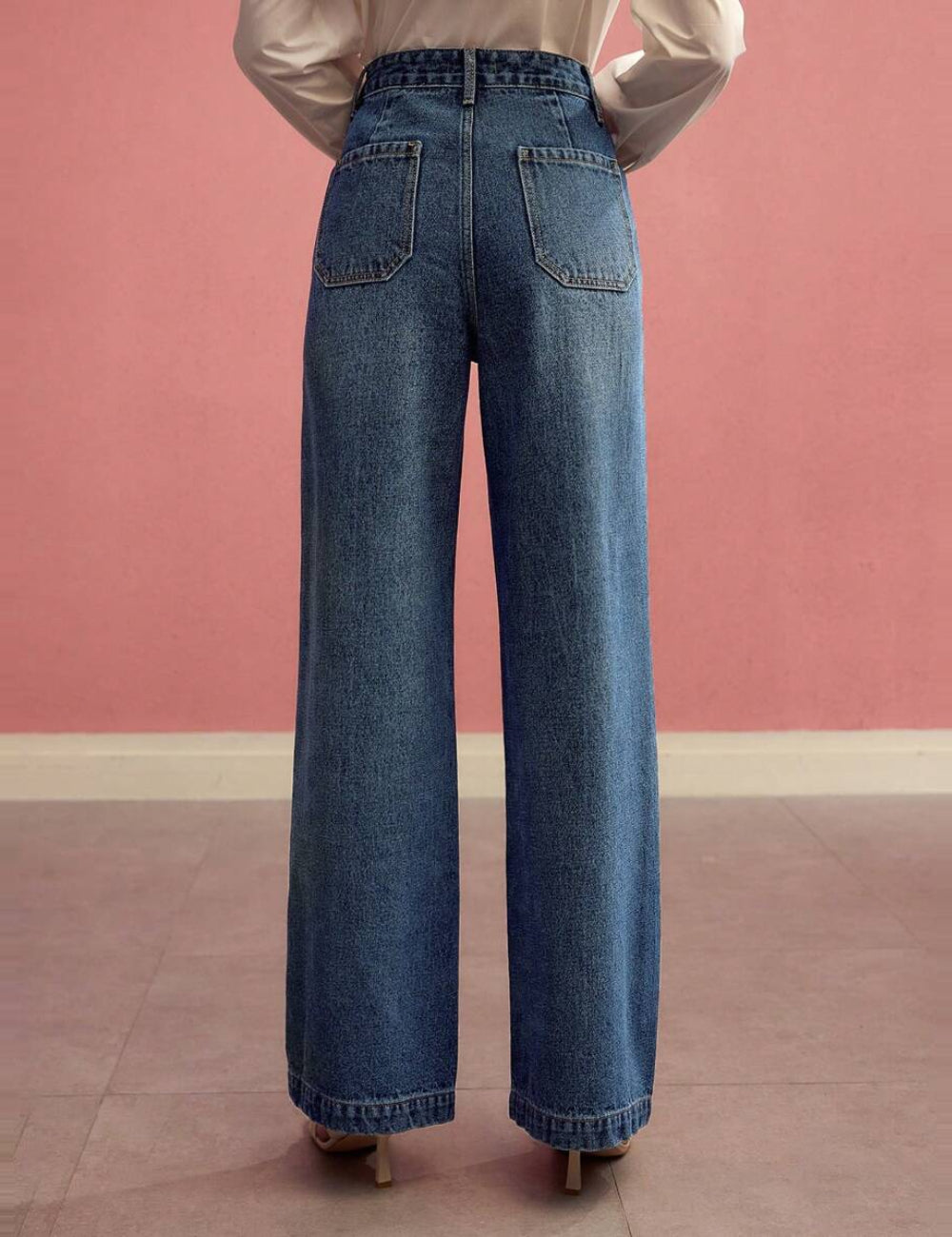 Jeans Shein MOTF, albastru