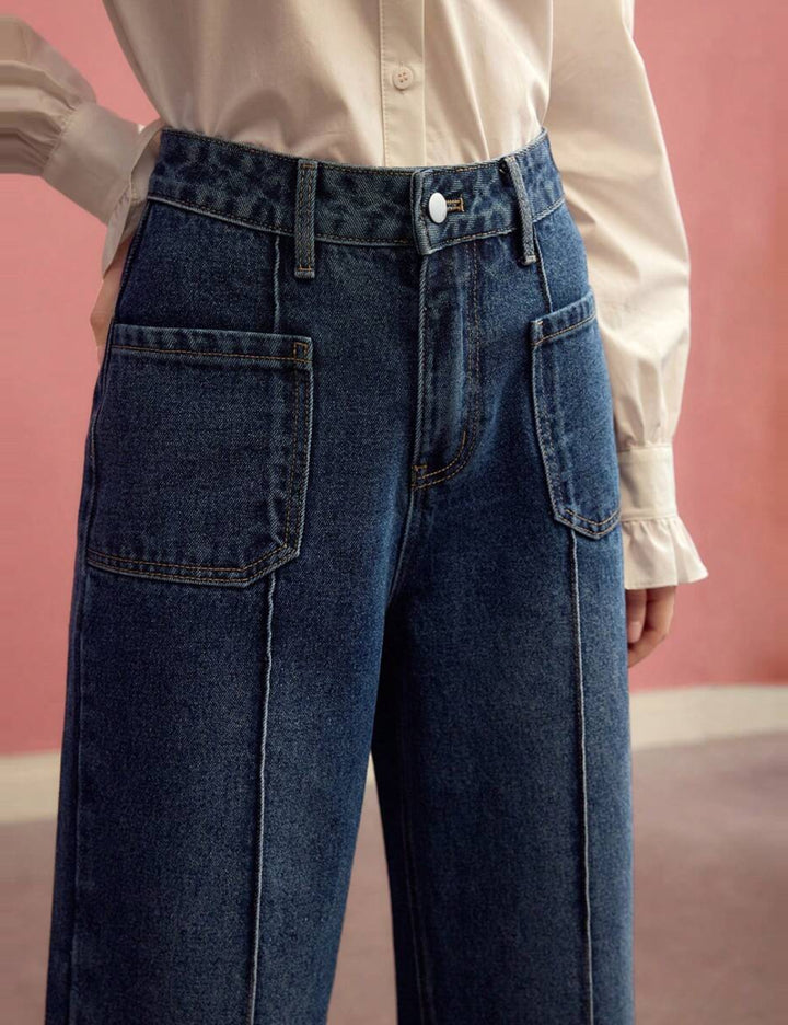 Jeans Shein MOTF, albastru