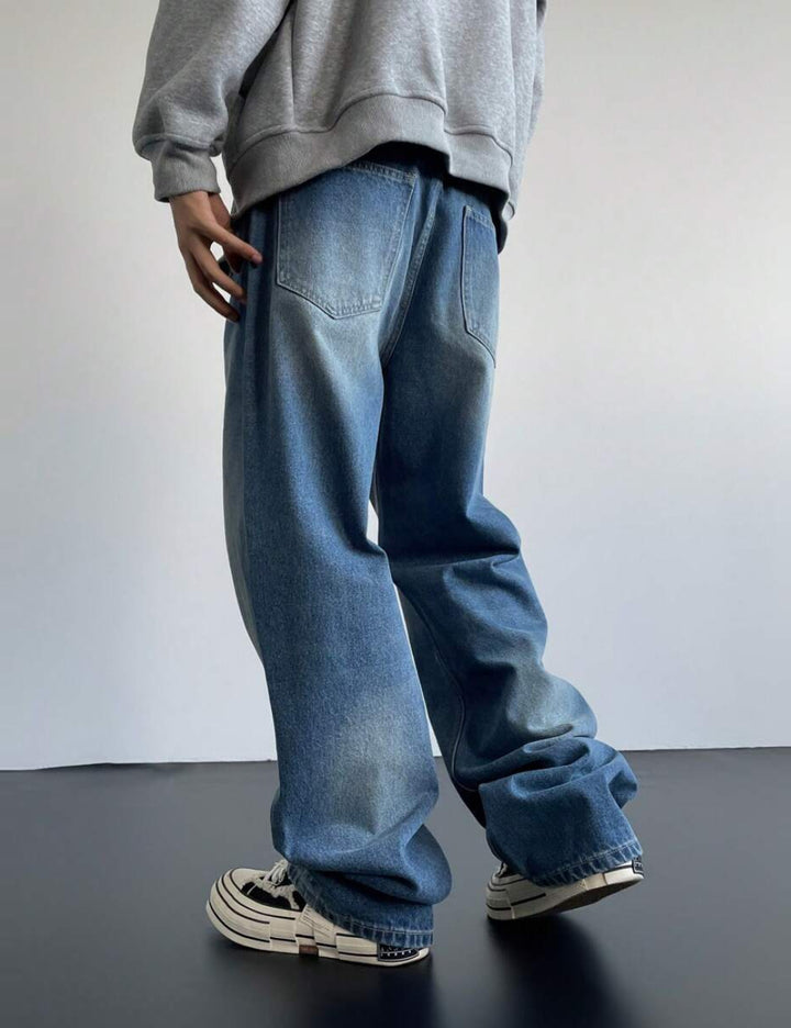 Jeans Shein MANFINITY, albastru