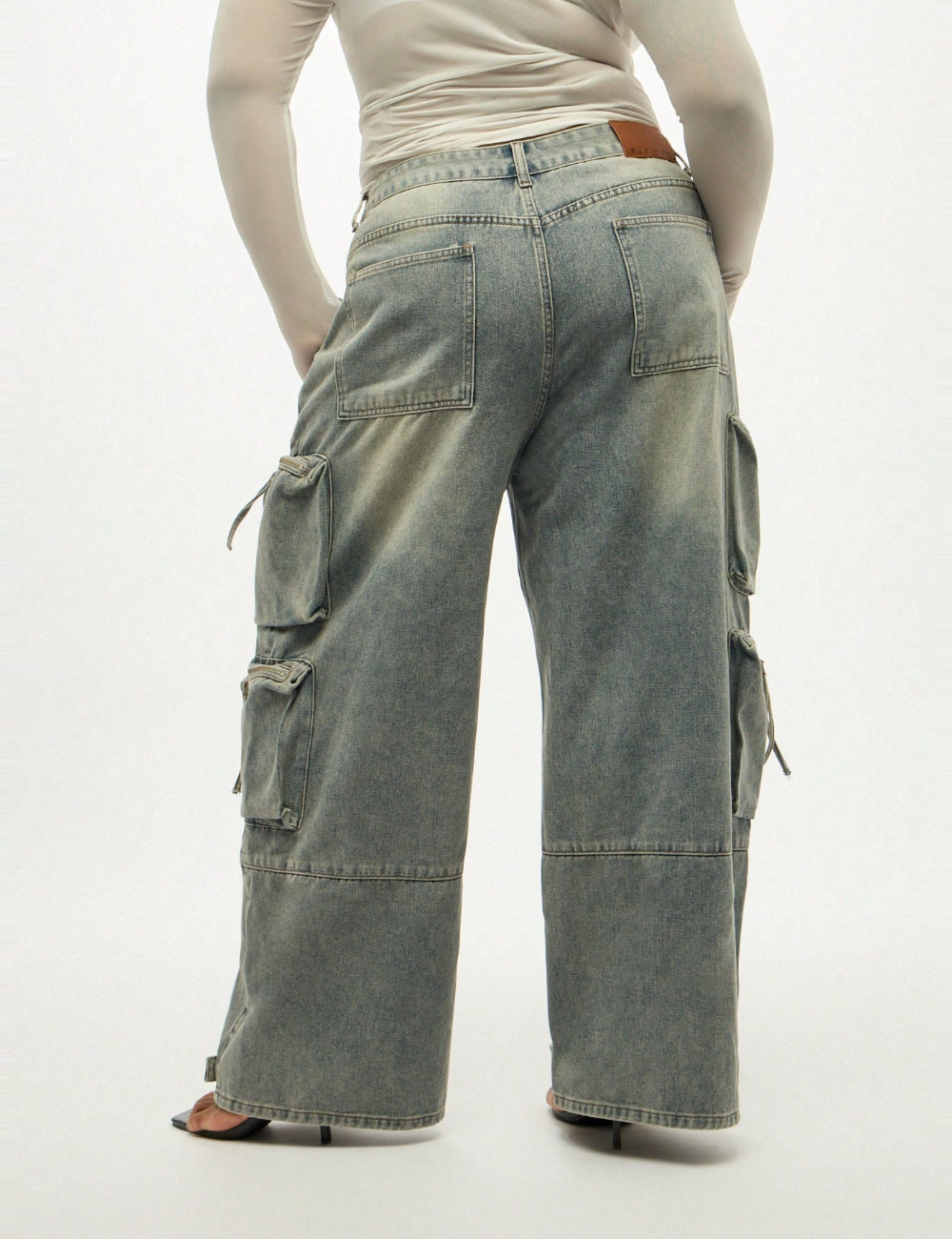 Shein Curve+ farmer, kék