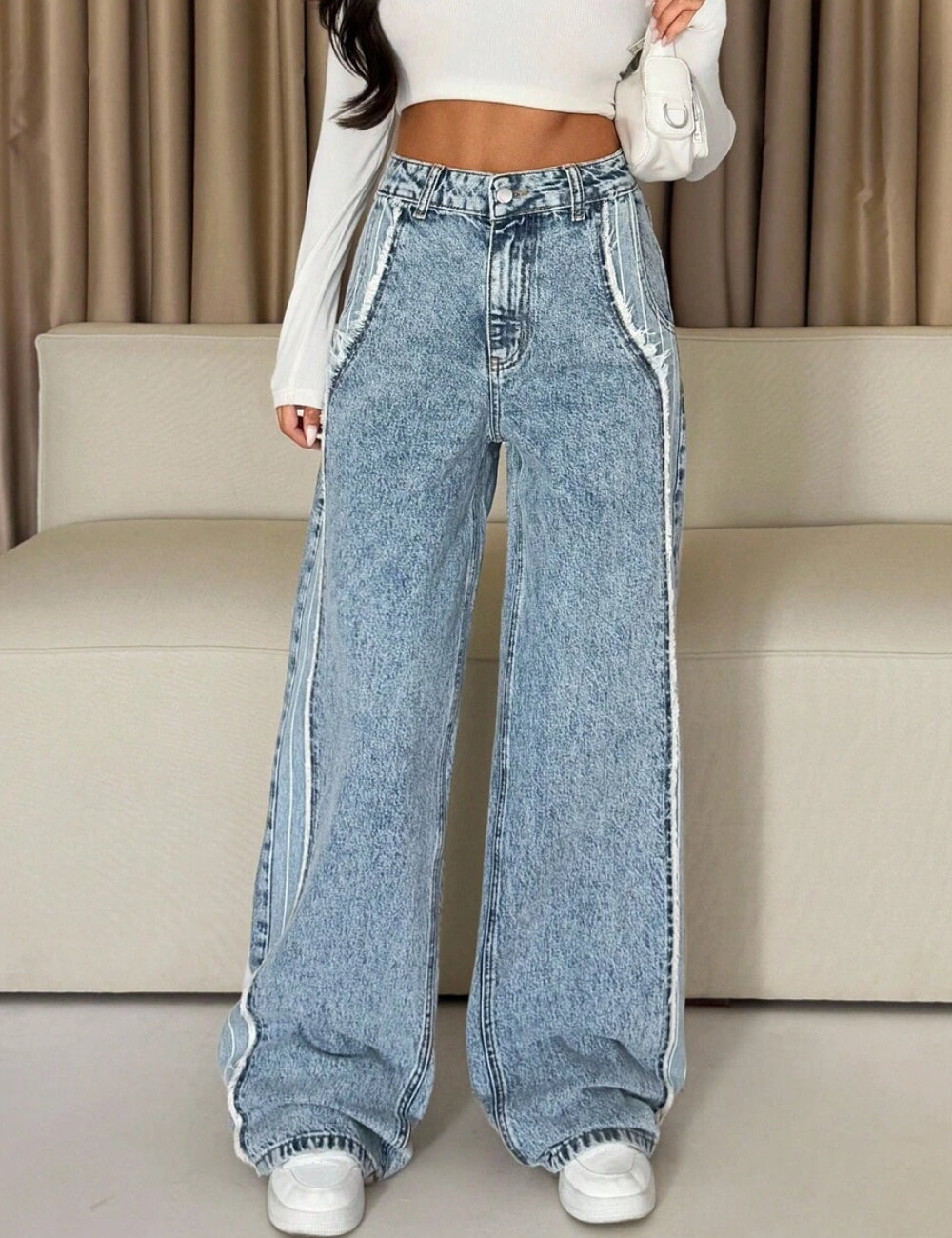 Jeans Shein, albastru