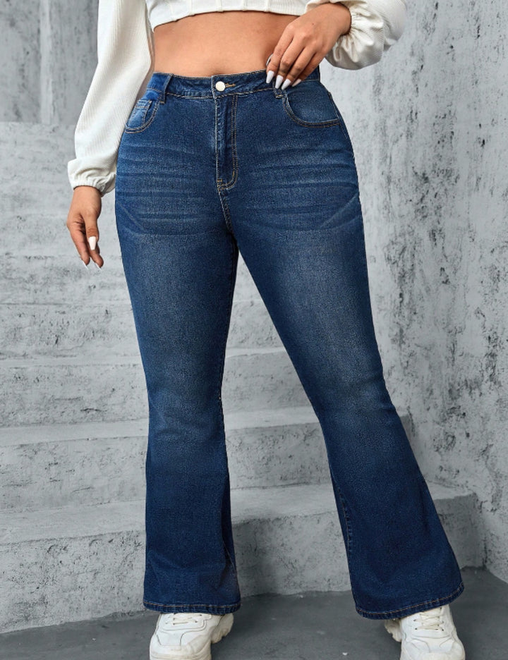 Jeans Shein Curve+, kék