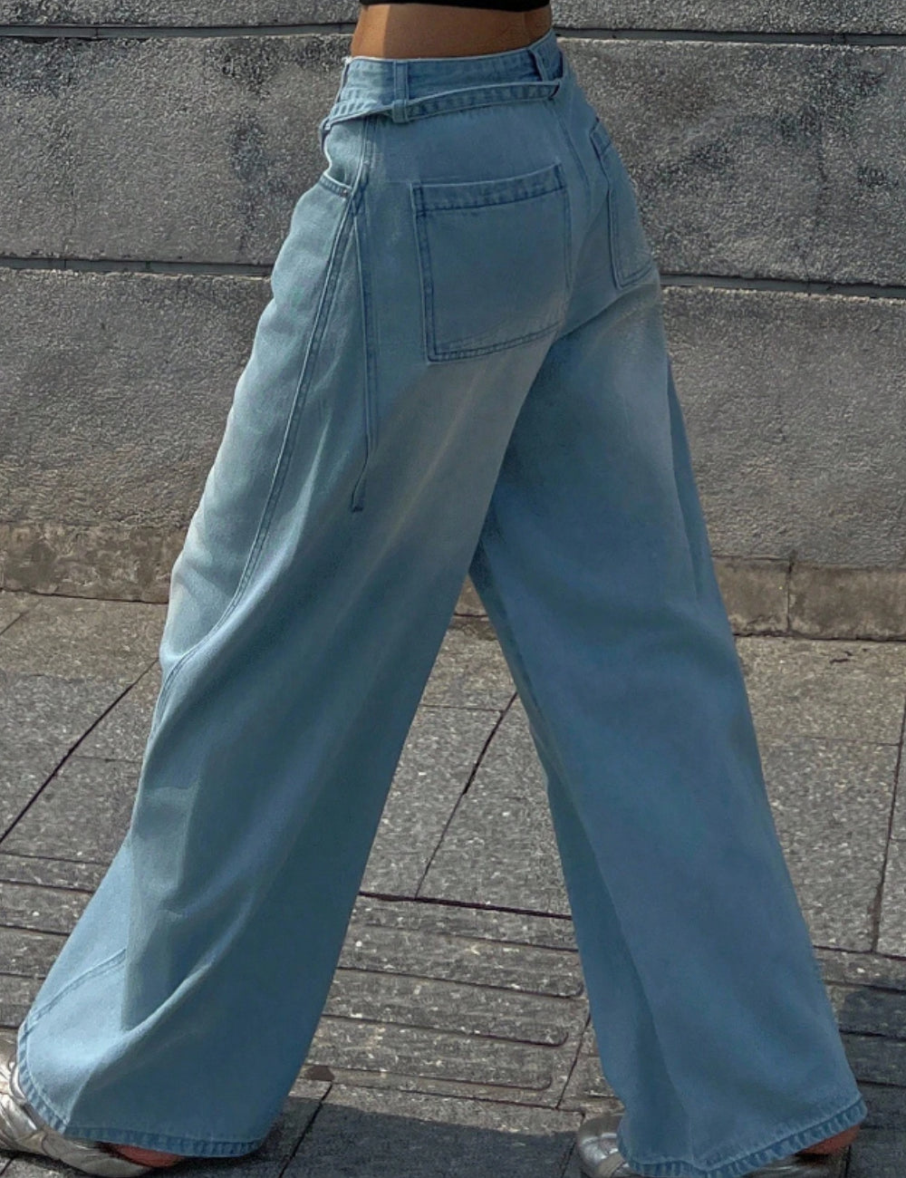 Jeans Shein, albastru