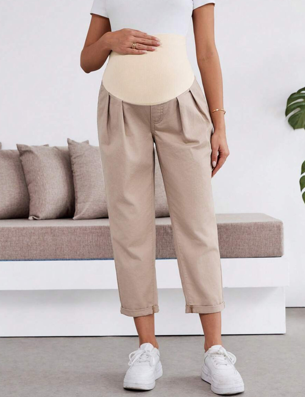 Jeans Shein, bej