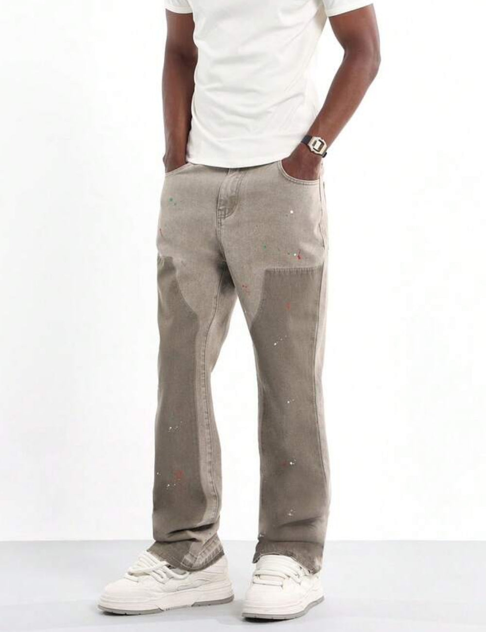 Jeans Shein, bej