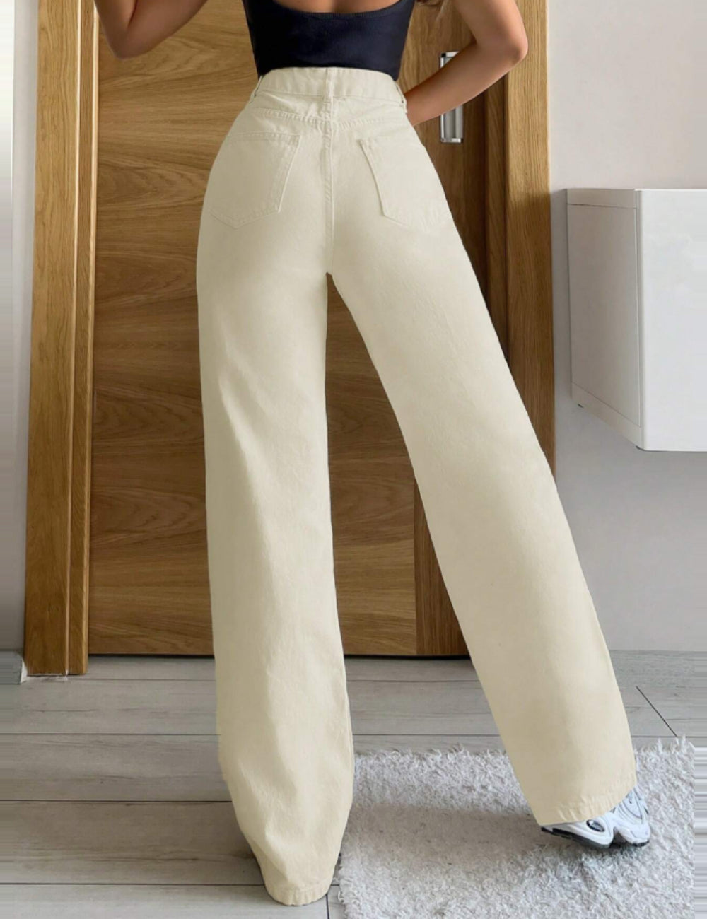 Shein farmernadrág, krém