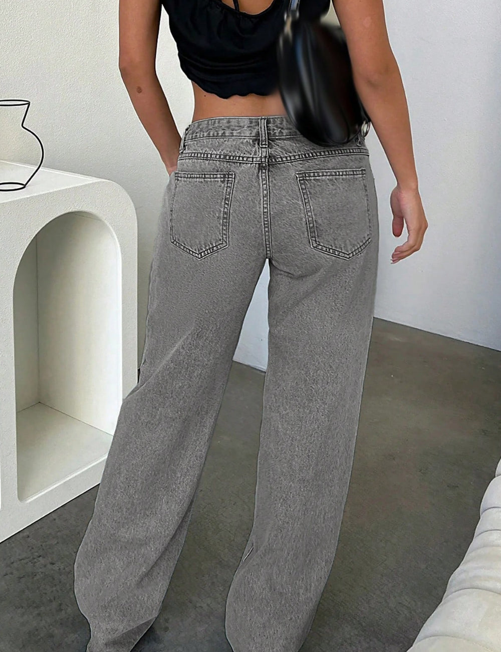 Jeans Shein, gri