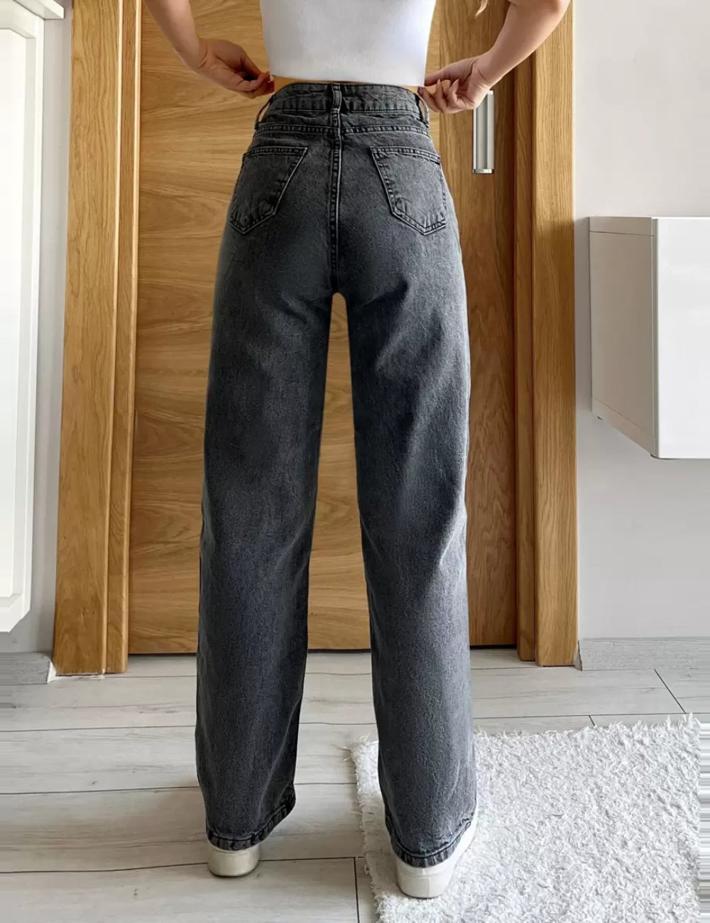 Jeans Shein, gri