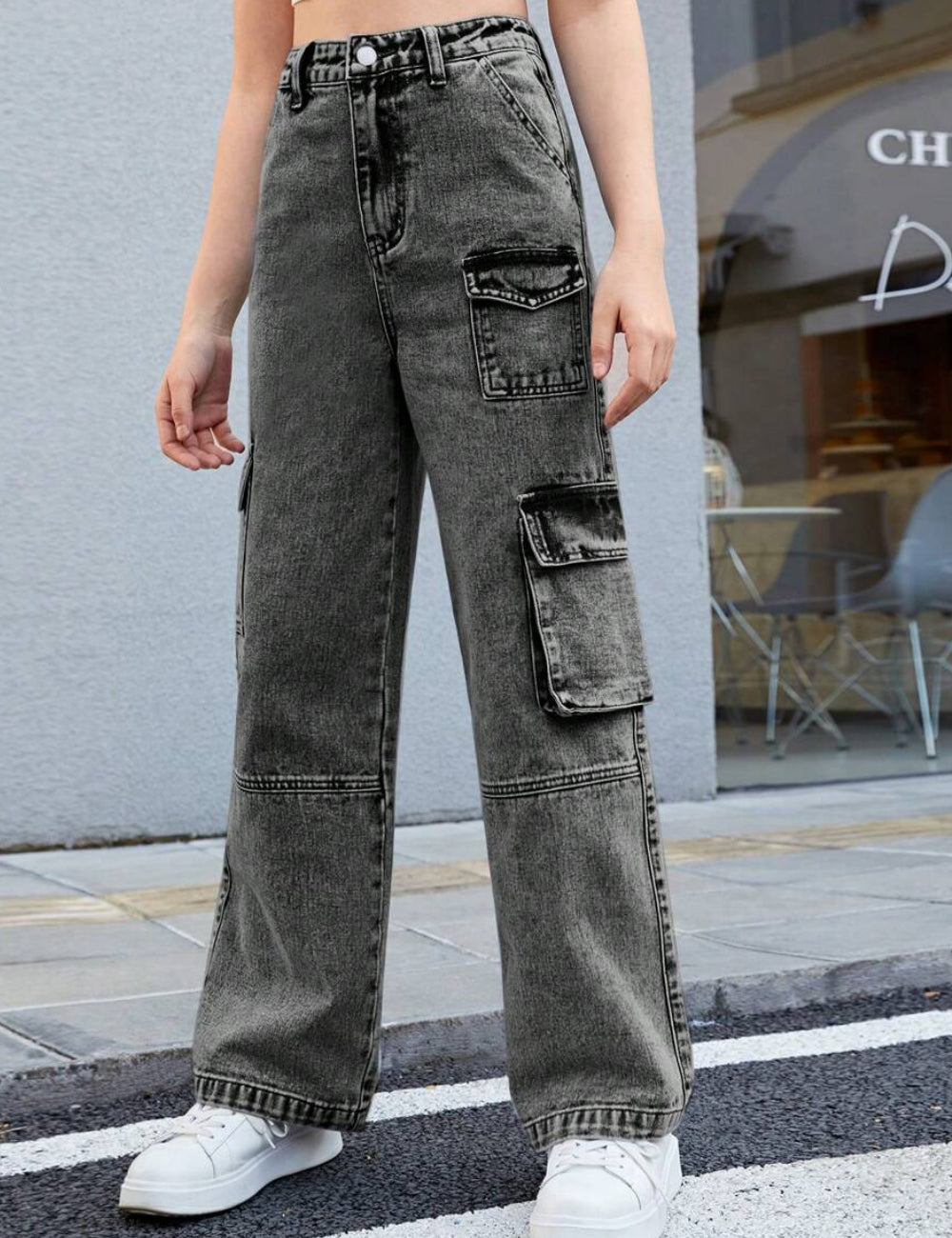 Jeans Shein, negru