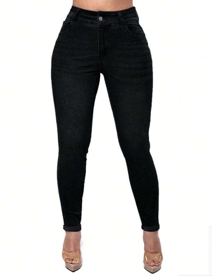 Jeans SHEIN, negru