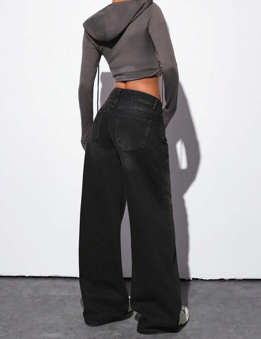 Jeans Shein, fekete