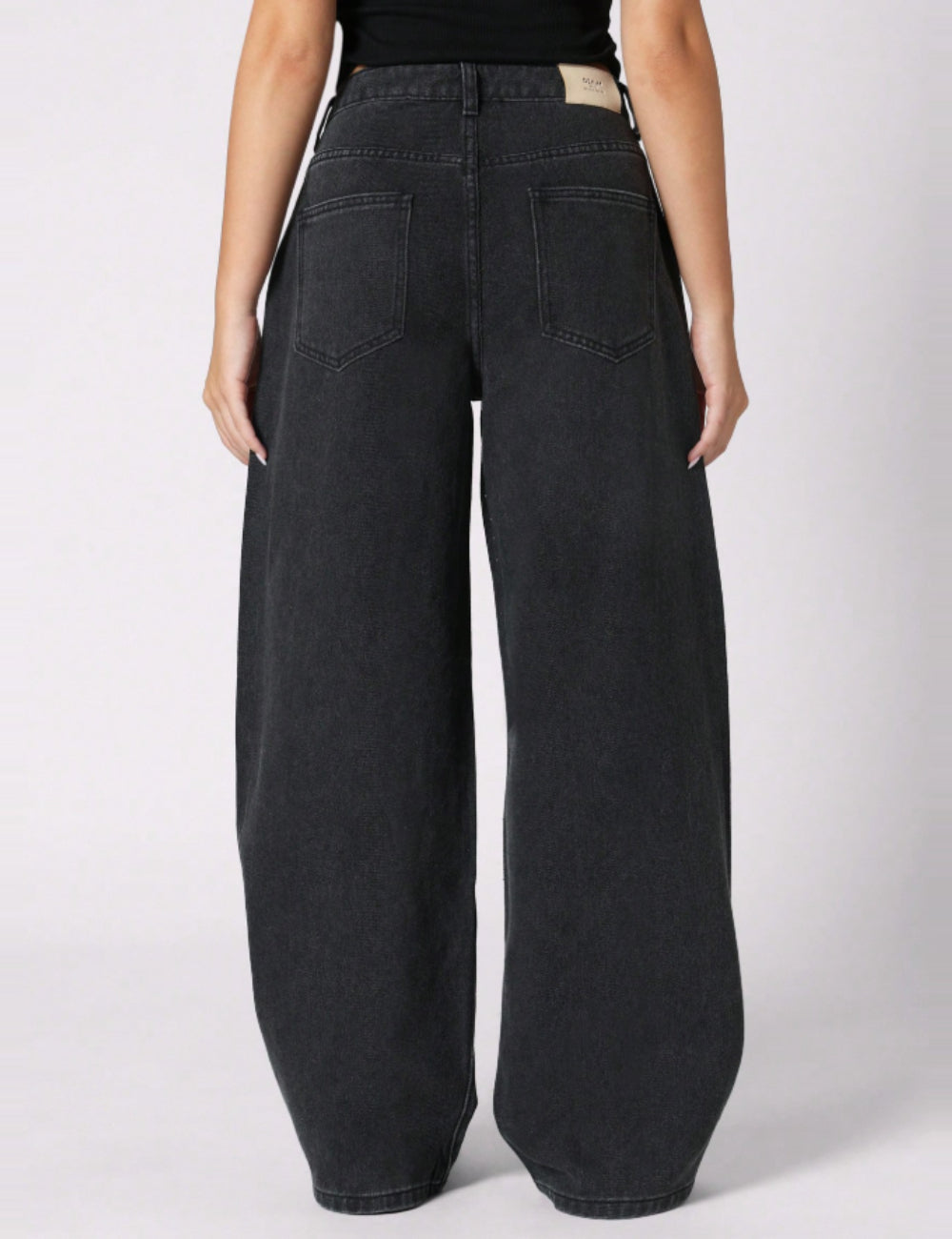 Jeans Shein SUMWON, negru