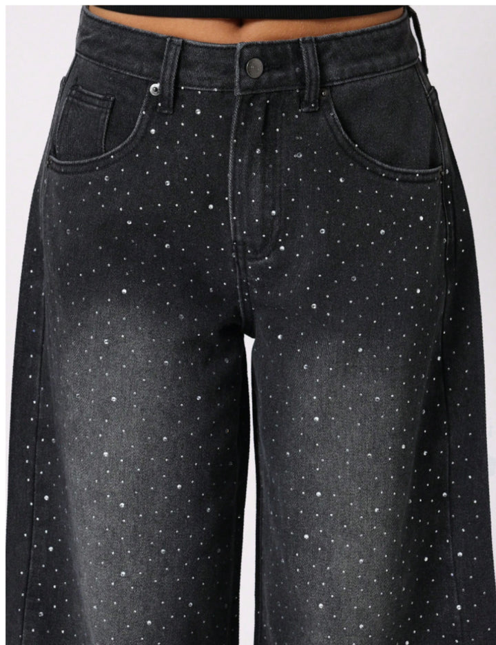 Jeans Shein SUMWON, negru