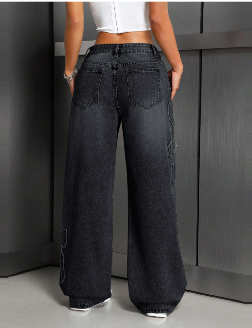 Jeans Shein, negru