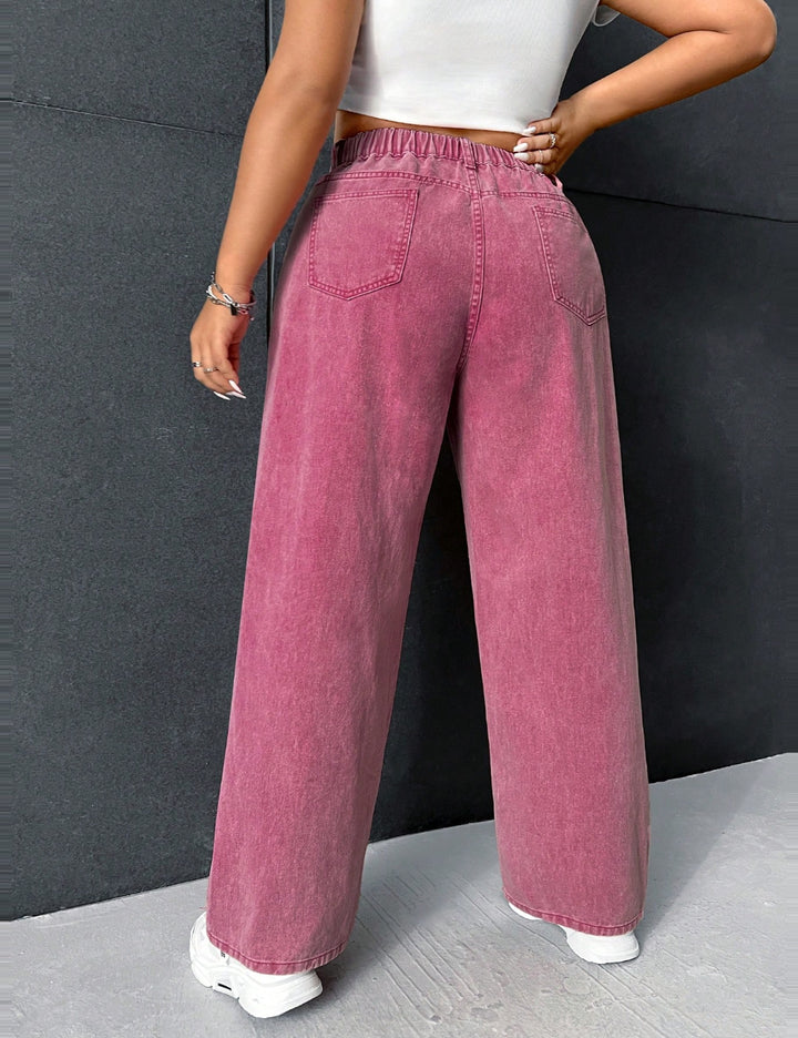 Shein Curve+ farmer, rózsaszín