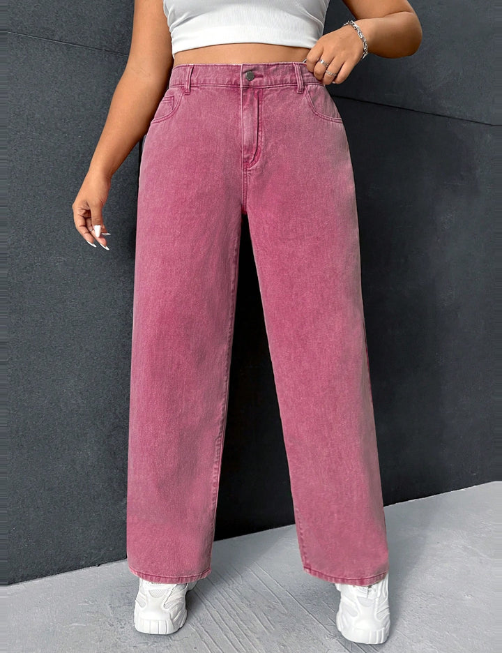 Shein Curve+ farmer, rózsaszín