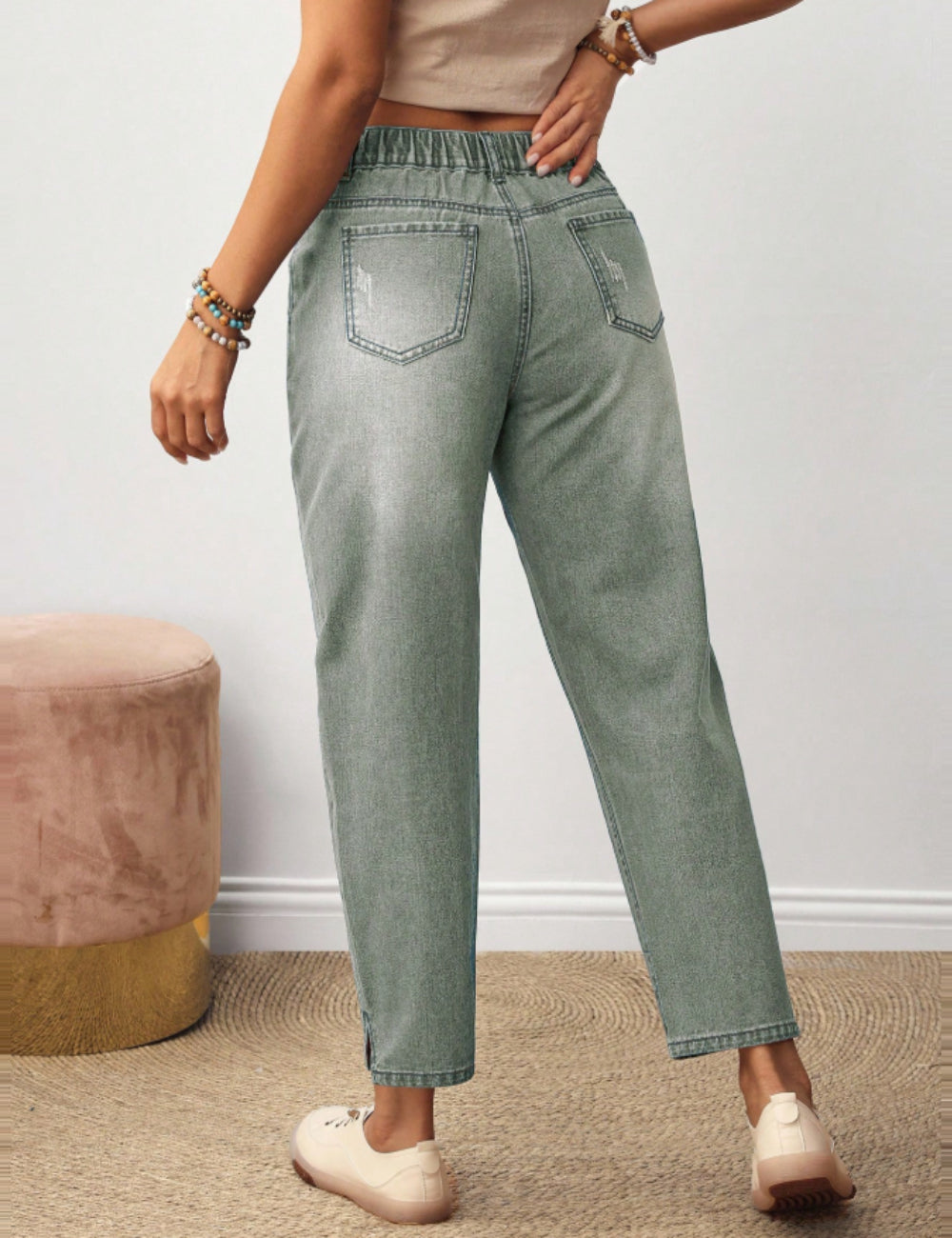 Jeans Shein, verde