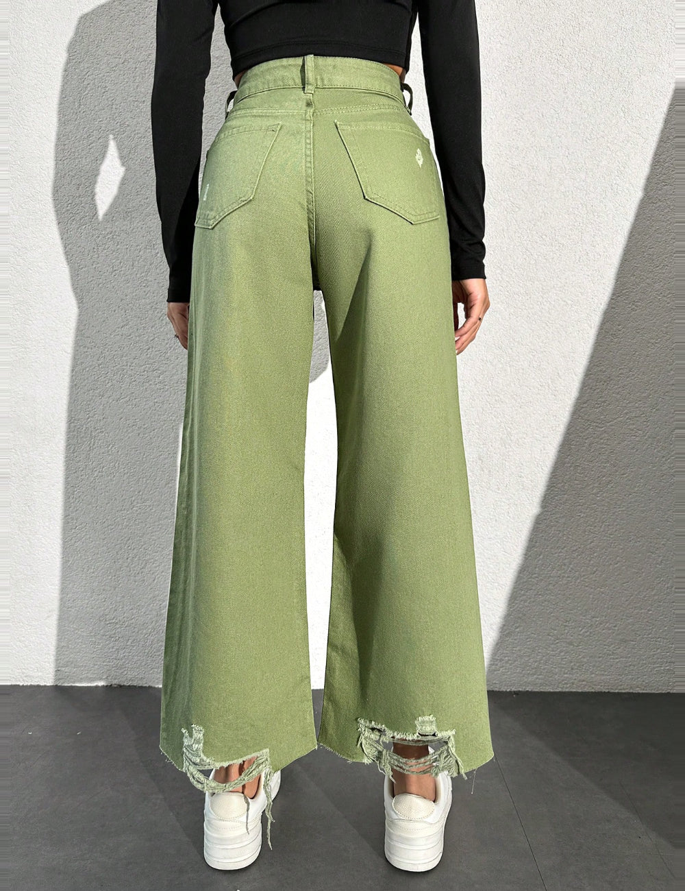 Jeans Shein, verde