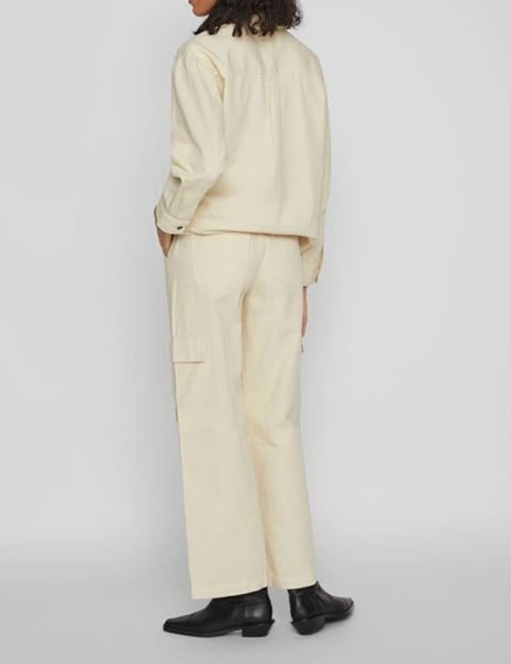 Jeans Vila, crem