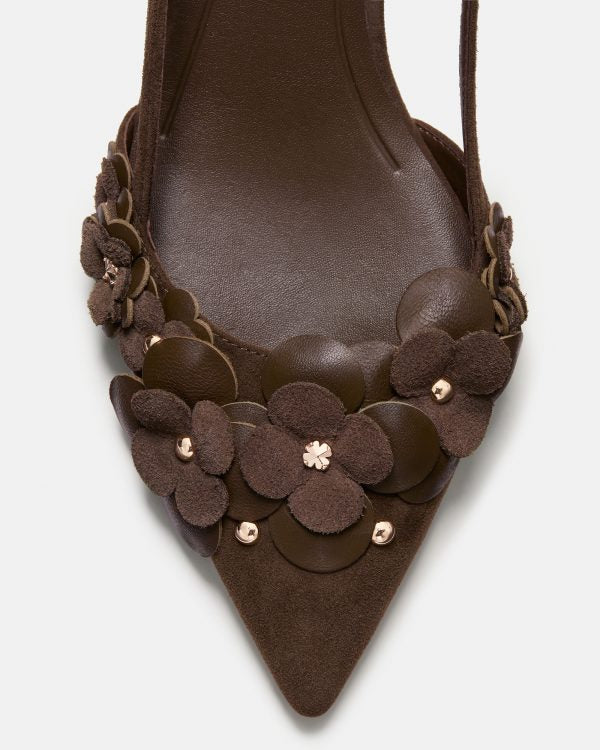 Pantofi din piele KATE SPADE, maro