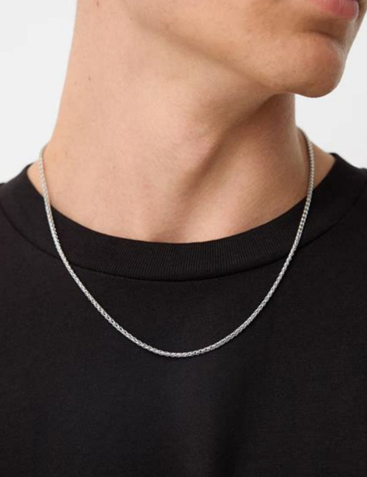 Lanț Bershka, argintiu