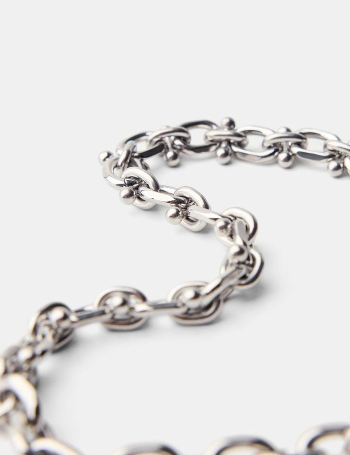 Lanț Bershka, argintiu