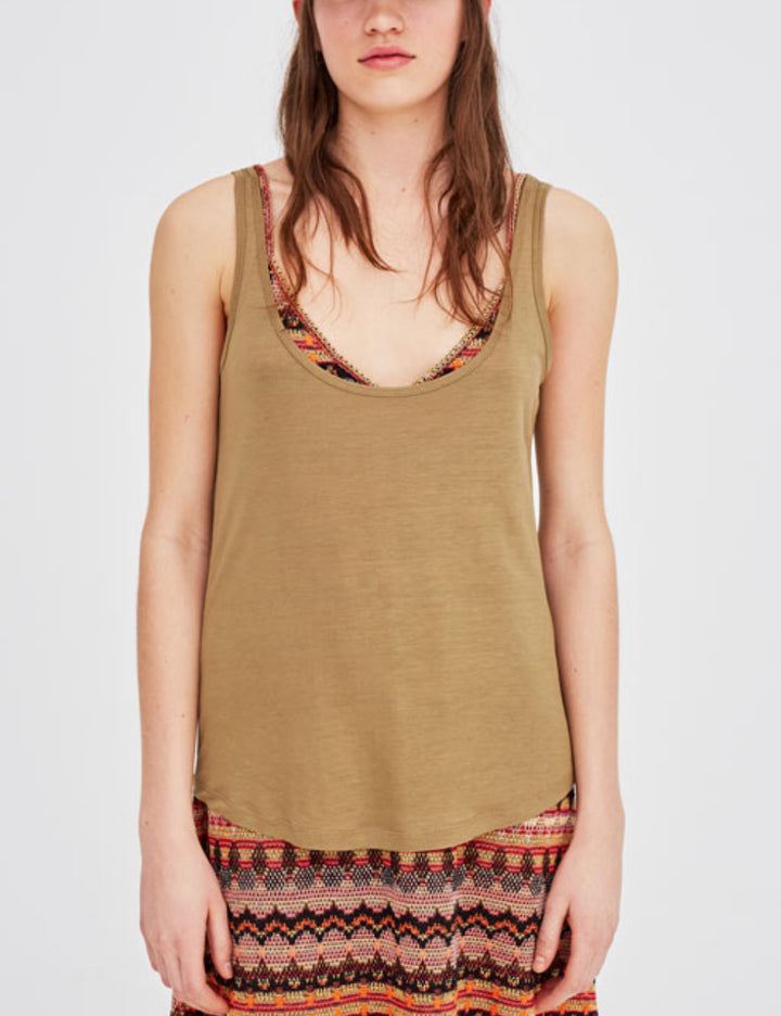 Maiou casual Pull&Bear, kaki