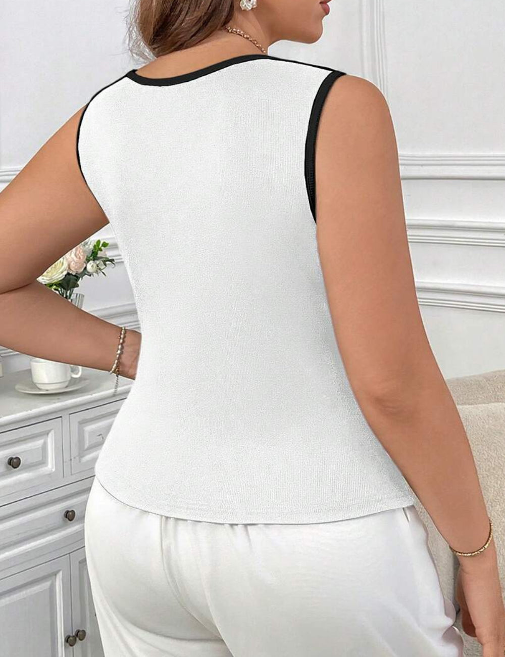 Maiou Shein Curve+, alb