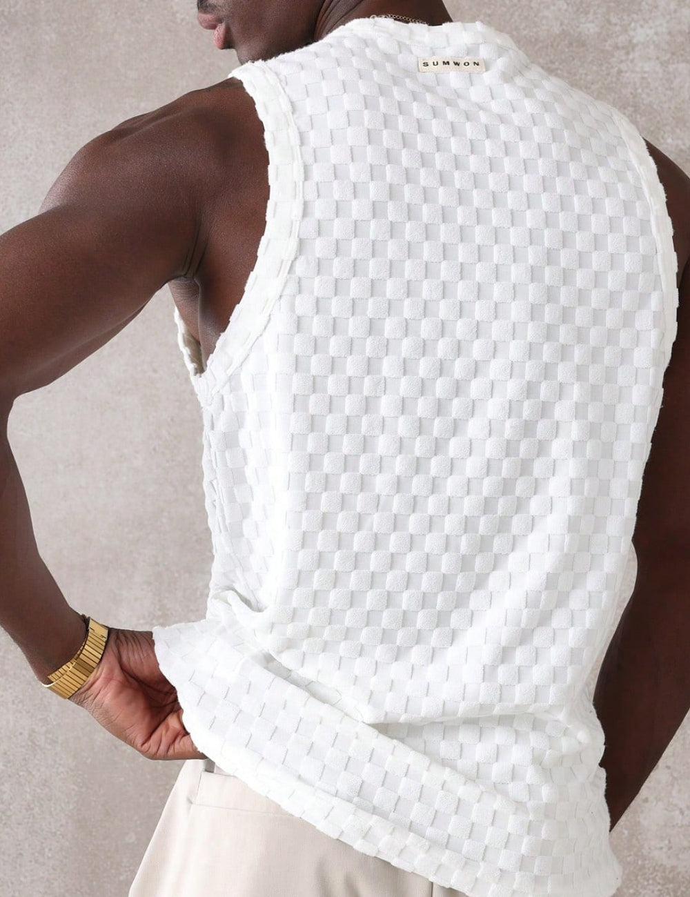 Fehér SHEIN top