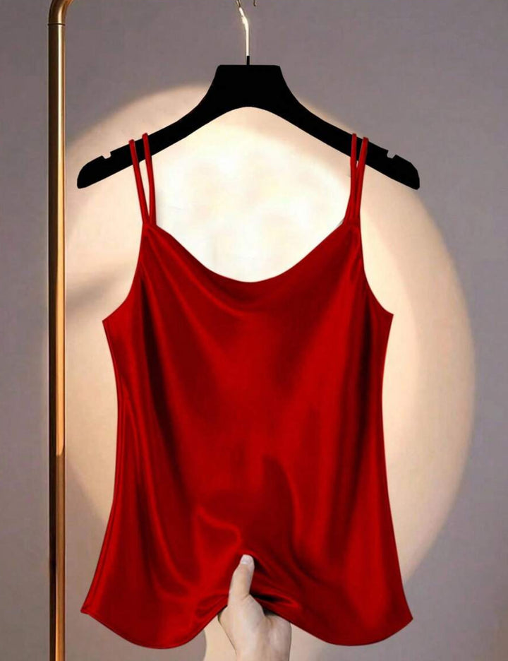 Shein Curve+ top, red