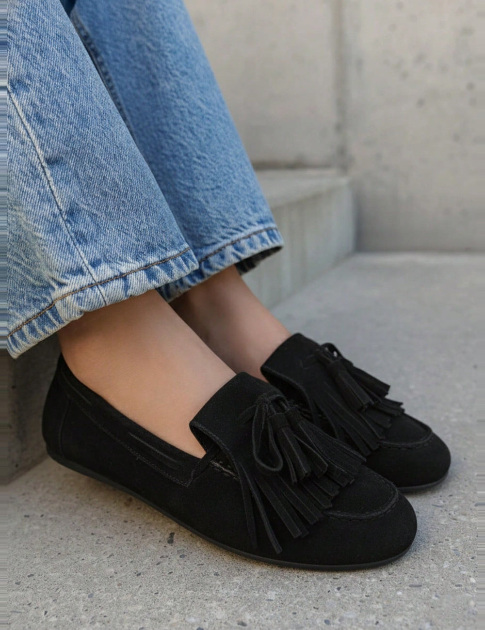 Mocasini Shein, negru