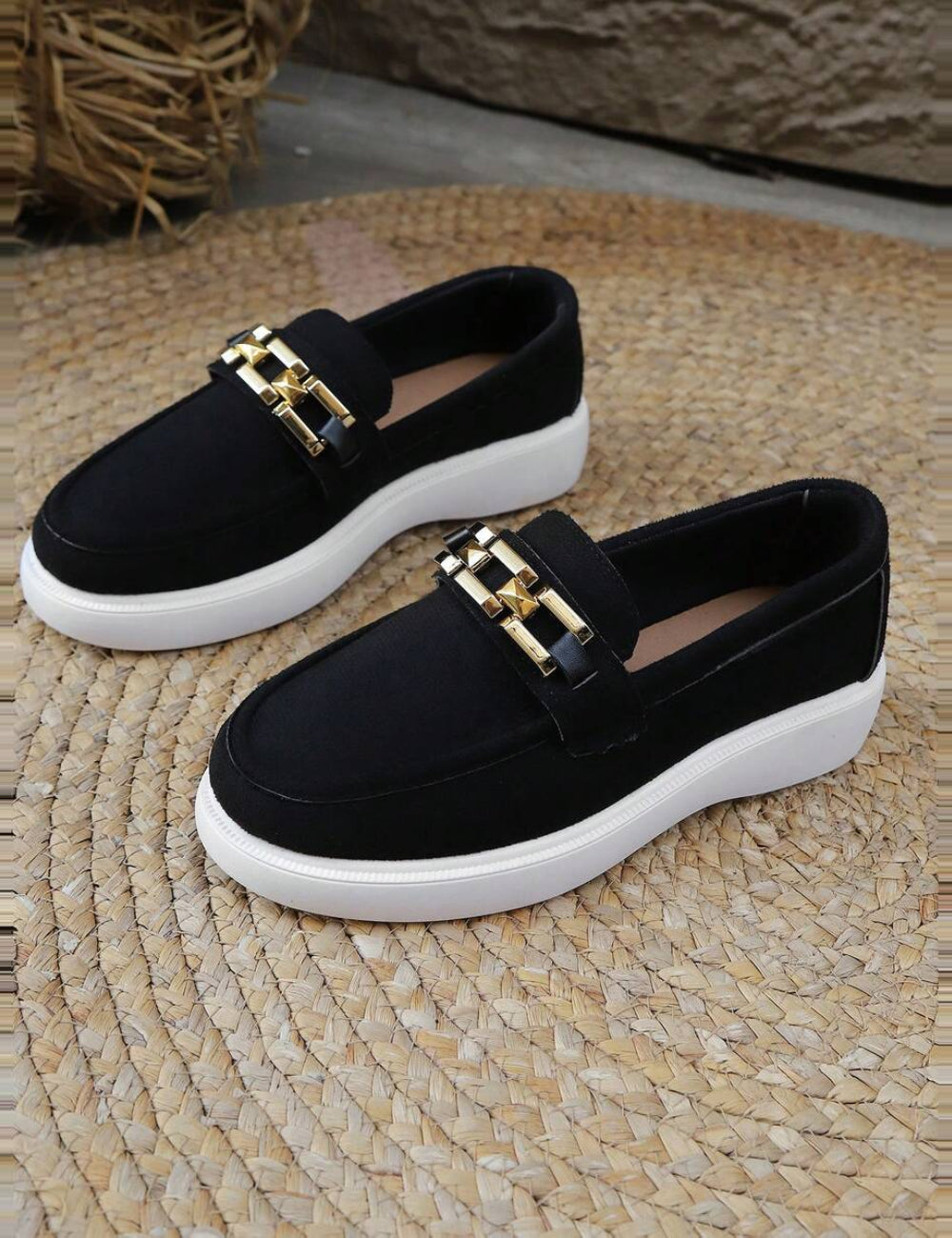 Mocasini Shein, negru
