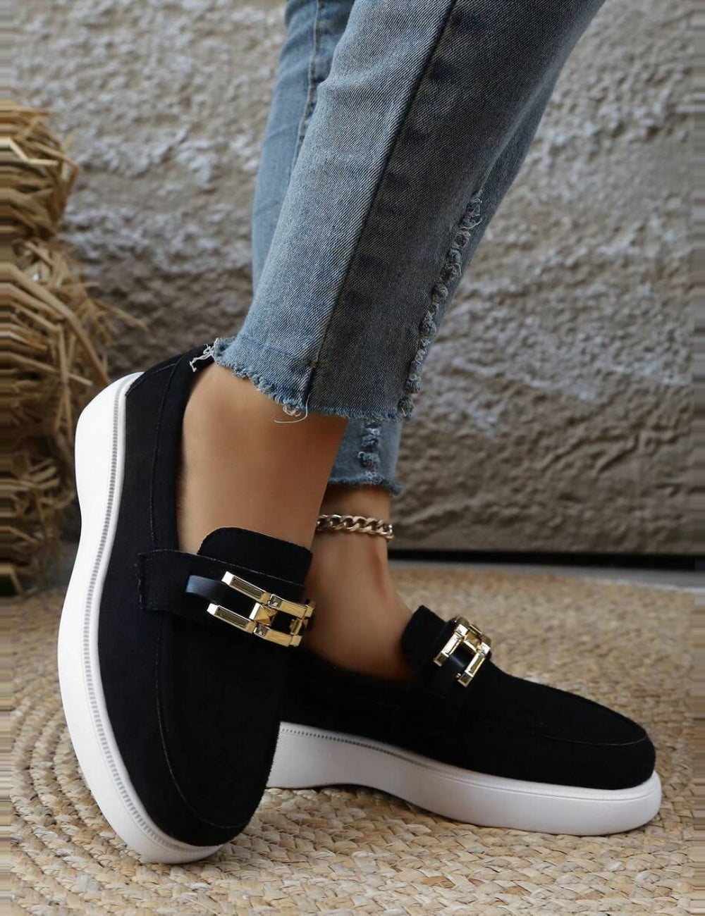 Mocasini Shein, negru