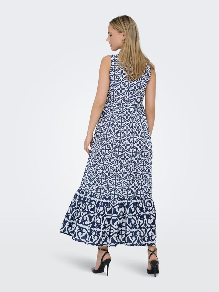 Rochie maxi JDY, mix culori