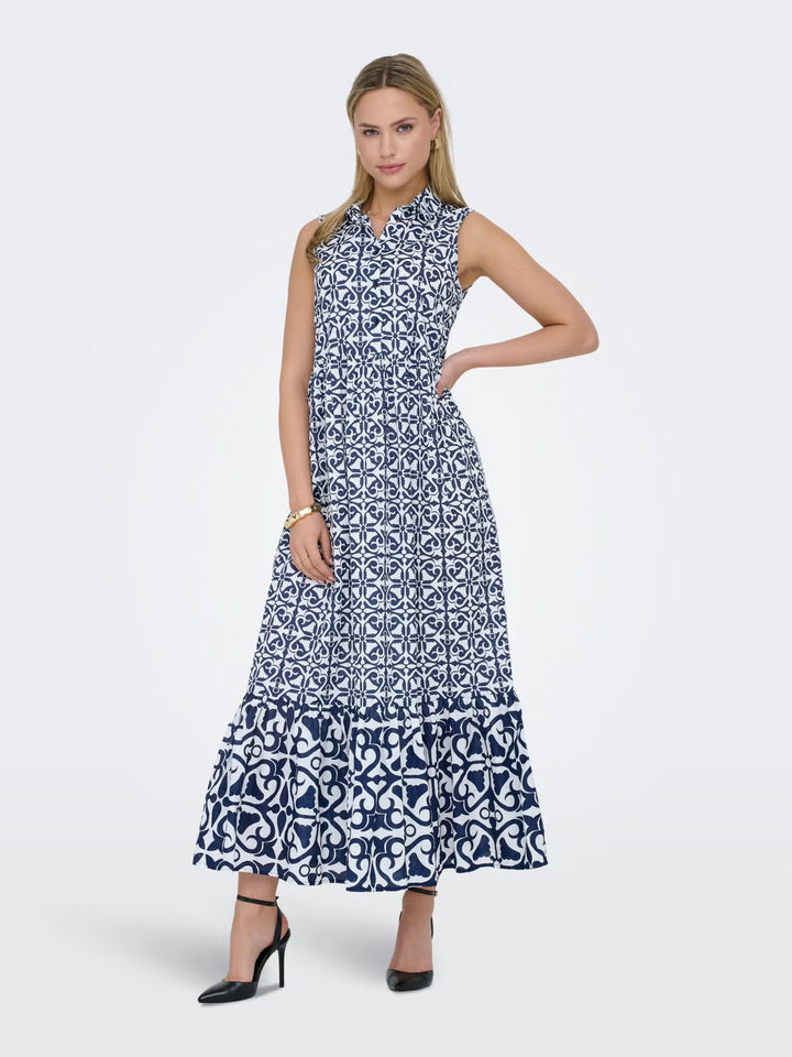 Rochie maxi JDY, mix culori