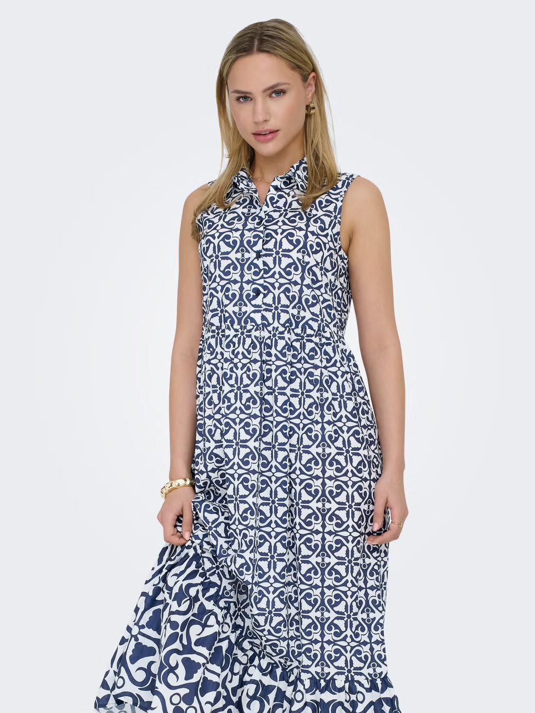 Rochie maxi JDY, mix culori