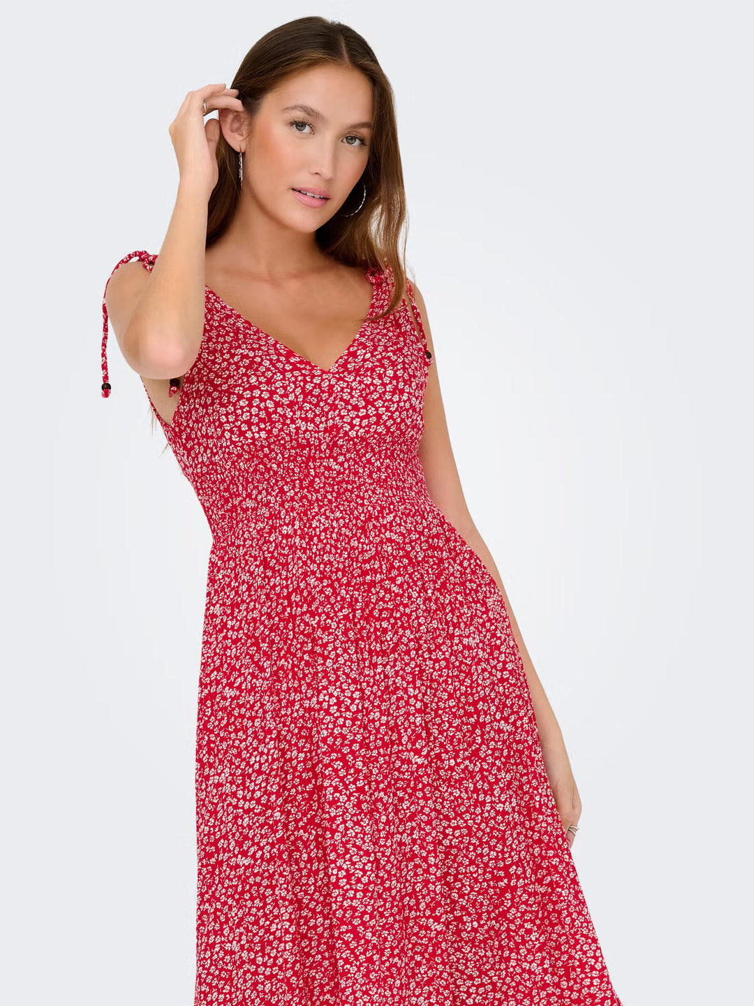 Rochie maxi ONLY, roșu